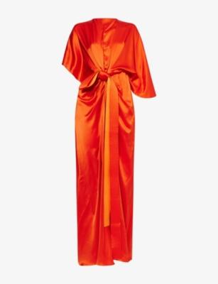 Hierys Pleated Silk Maxi Dress by ROKSANDA