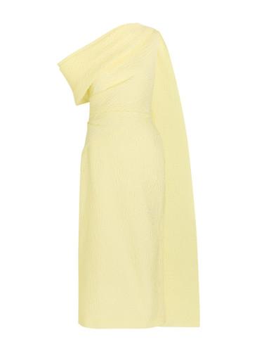 Maite cape-effect cloqué midi dress by ROKSANDA