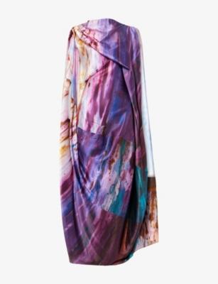 Robina Printed Silk Maxi Dress by ROKSANDA