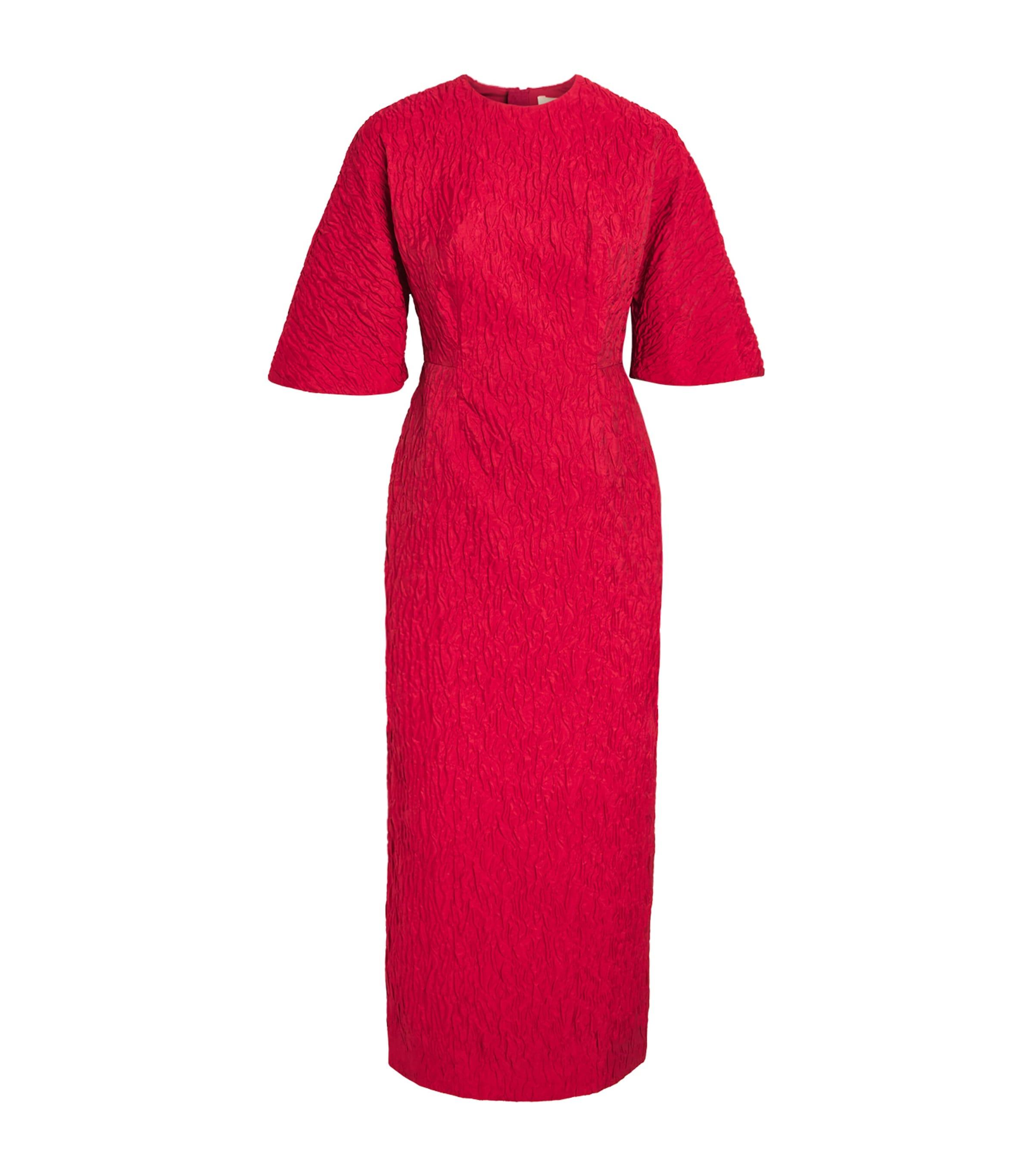 Roksanda Cloqué Farah Midi Dress by ROKSANDA