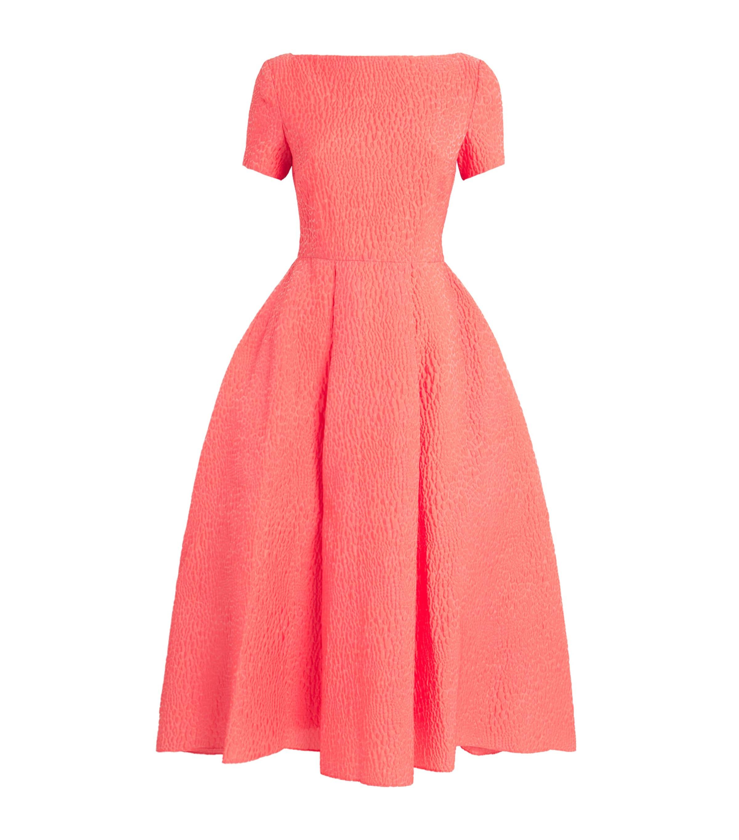 Roksanda Cloqué Vaela Midi Dress by ROKSANDA