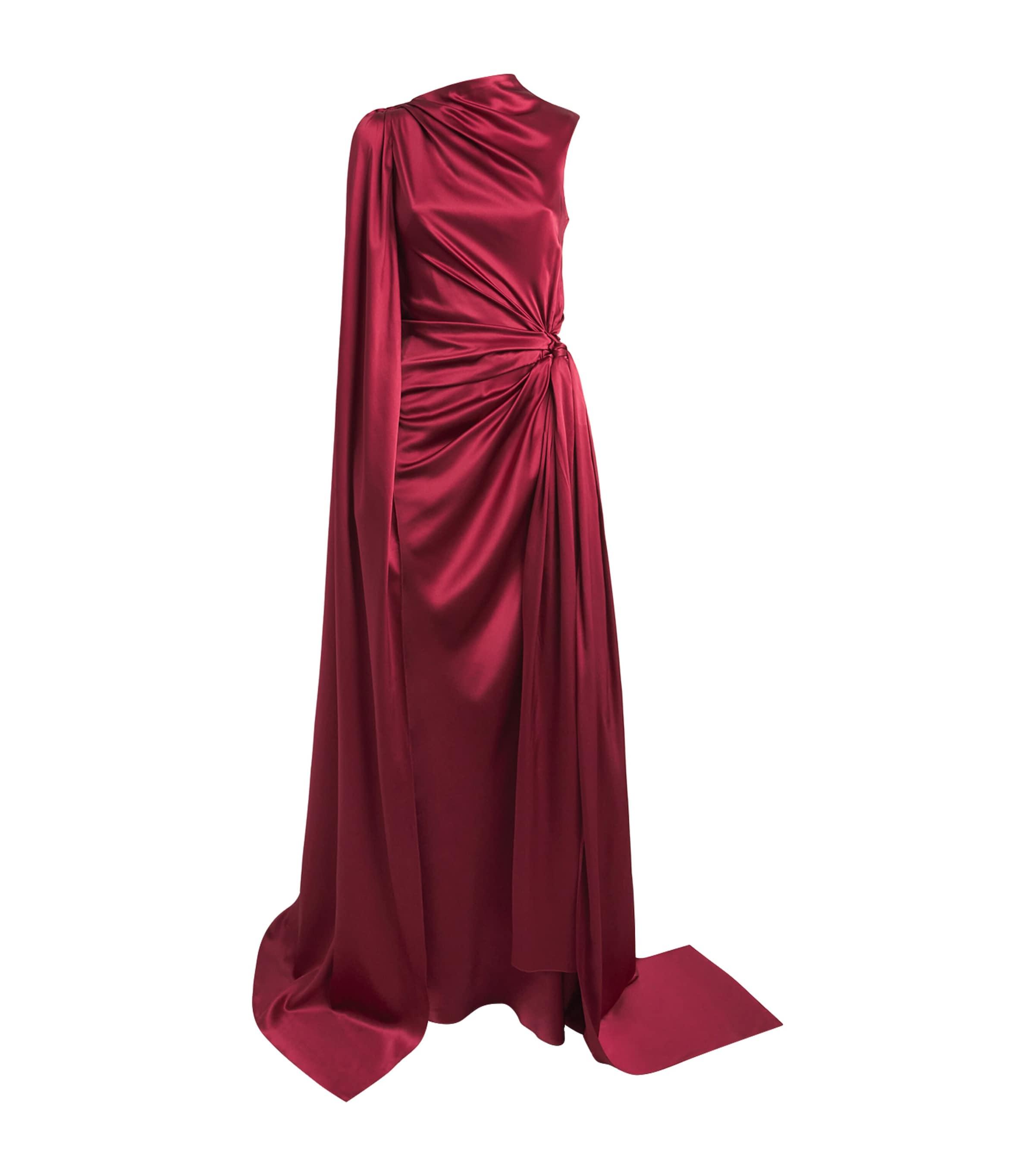 Roksanda Silk Satin Asymmetric Orien Gown by ROKSANDA