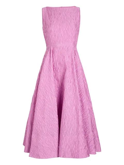 Tera textured A-line midi dress by ROKSANDA