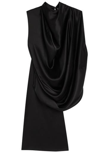 Vesper draped silk top by ROKSANDA