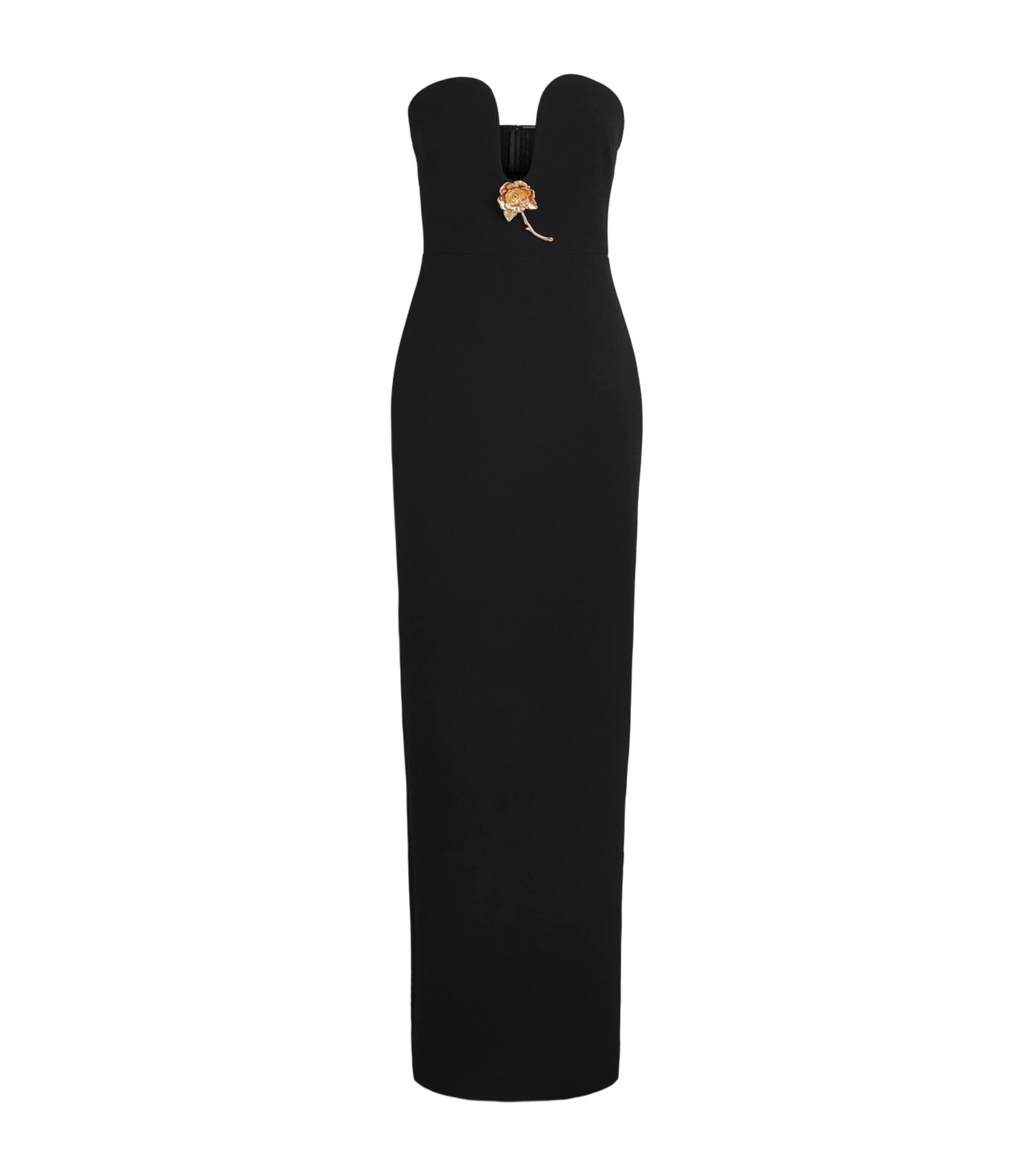 Roland Mouret Brooch-Detail Maxi Dress by ROLAND MOURET