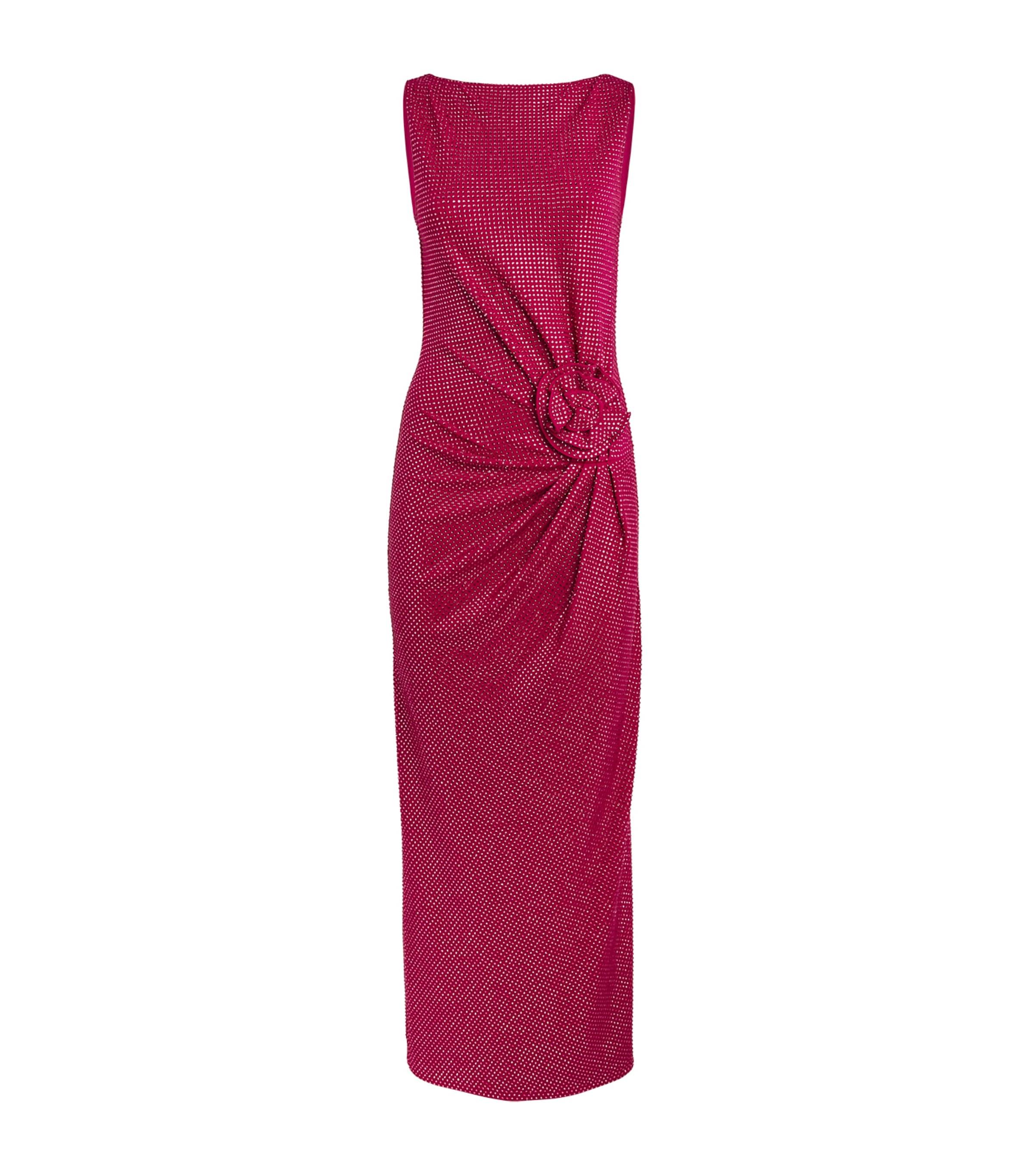 Roland Mouret Diamanté Floral Appliqué Maxi Dress by ROLAND MOURET