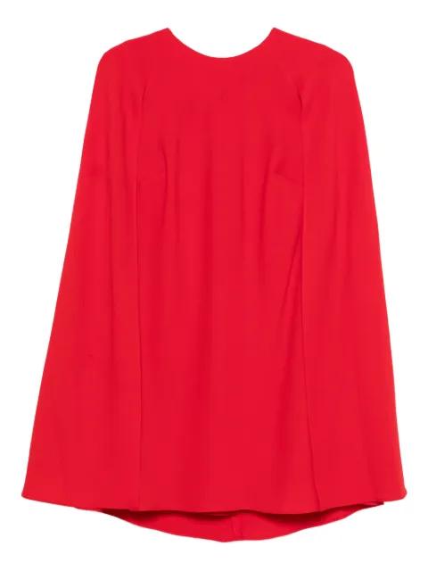 cape sleeve dress by ROLAND MOURET