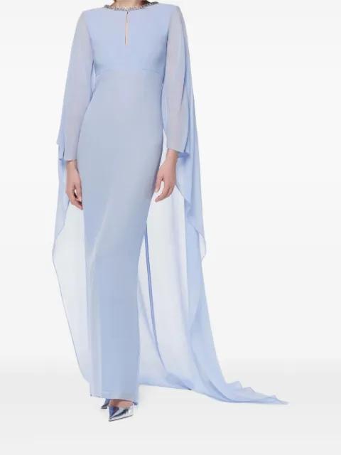 chiffon gown dress by ROLAND MOURET