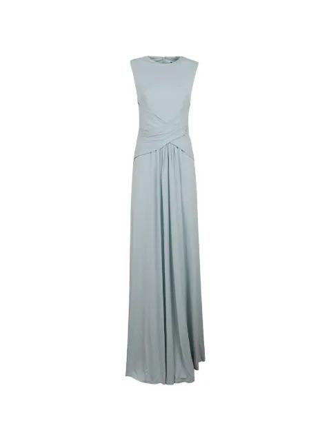 draped sleeveless dress by ROLAND MOURET