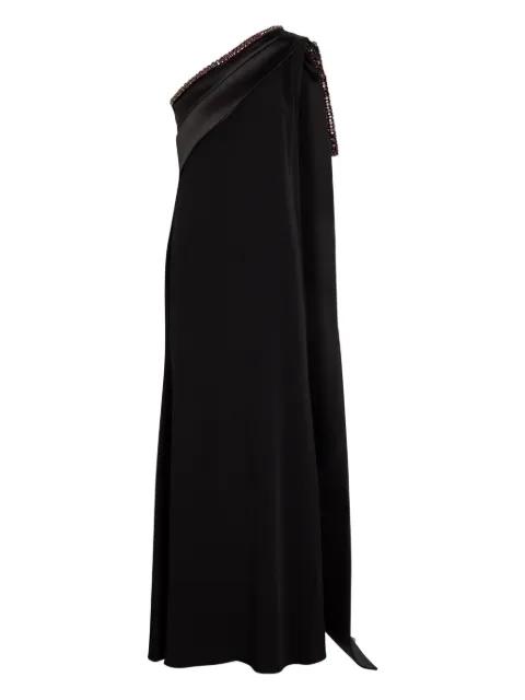 embellishment one-shoulder maxi dress by ROLAND MOURET
