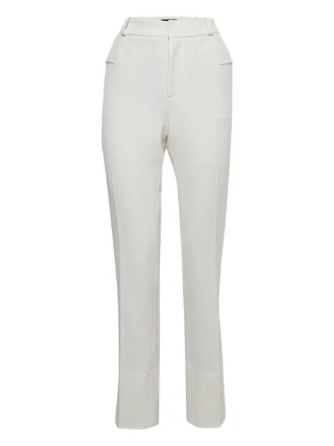 pre-owned concealed-fastening trousers by ROLAND MOURET