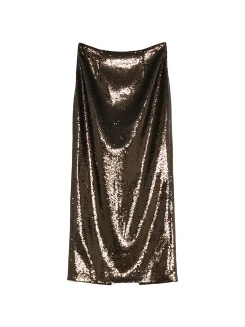 sequinned midi skirt by ROLAND MOURET