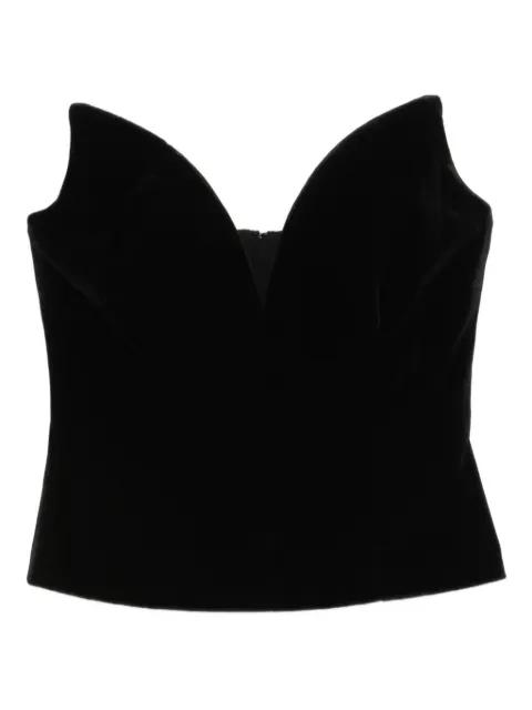 sweetheart-neck top by ROLAND MOURET
