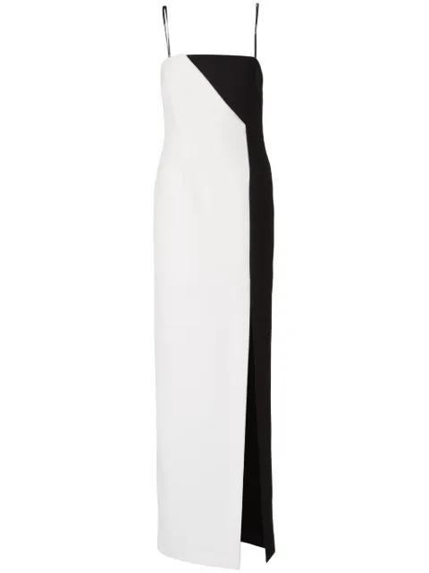 two-tone gown by ROLAND MOURET