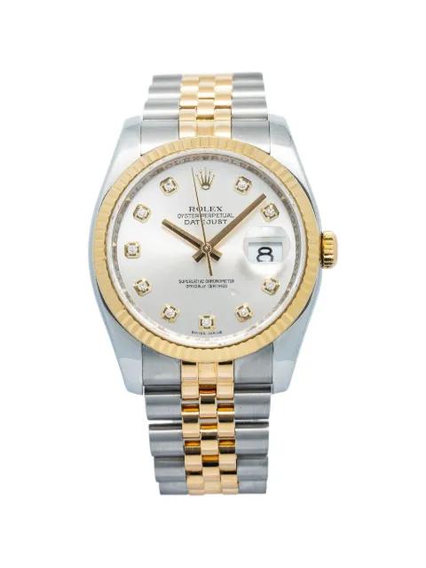 Datejust fluted bezel 36mm watch by ROLEX