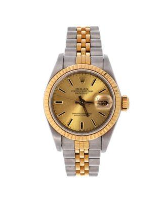 Oyster Perpetual Datejust Automatic Watch in Stainless Steel and Gold 26mm by  ROLEX