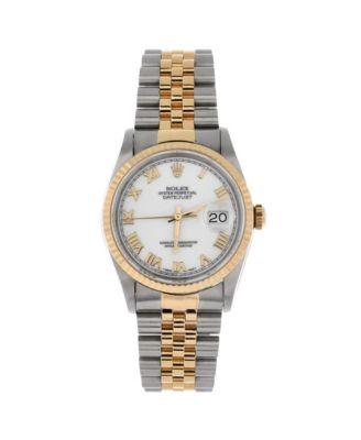 Oyster Perpetual Datejust Automatic Watch in Stainless Steel and Gold 36mm by  ROLEX