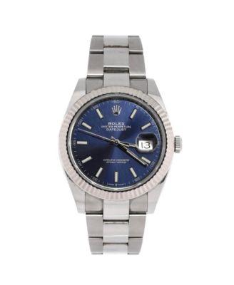 Oyster Perpetual Datejust Automatic Watch in Stainless Steel and White Gold 41mm by  ROLEX