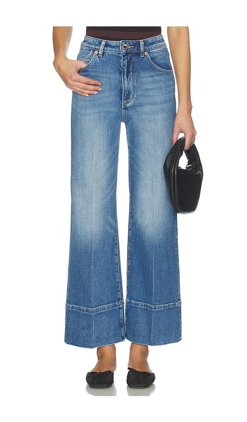ROLLA'S Sailor Scoop Straight Jeans in Blue by ROLLA'S