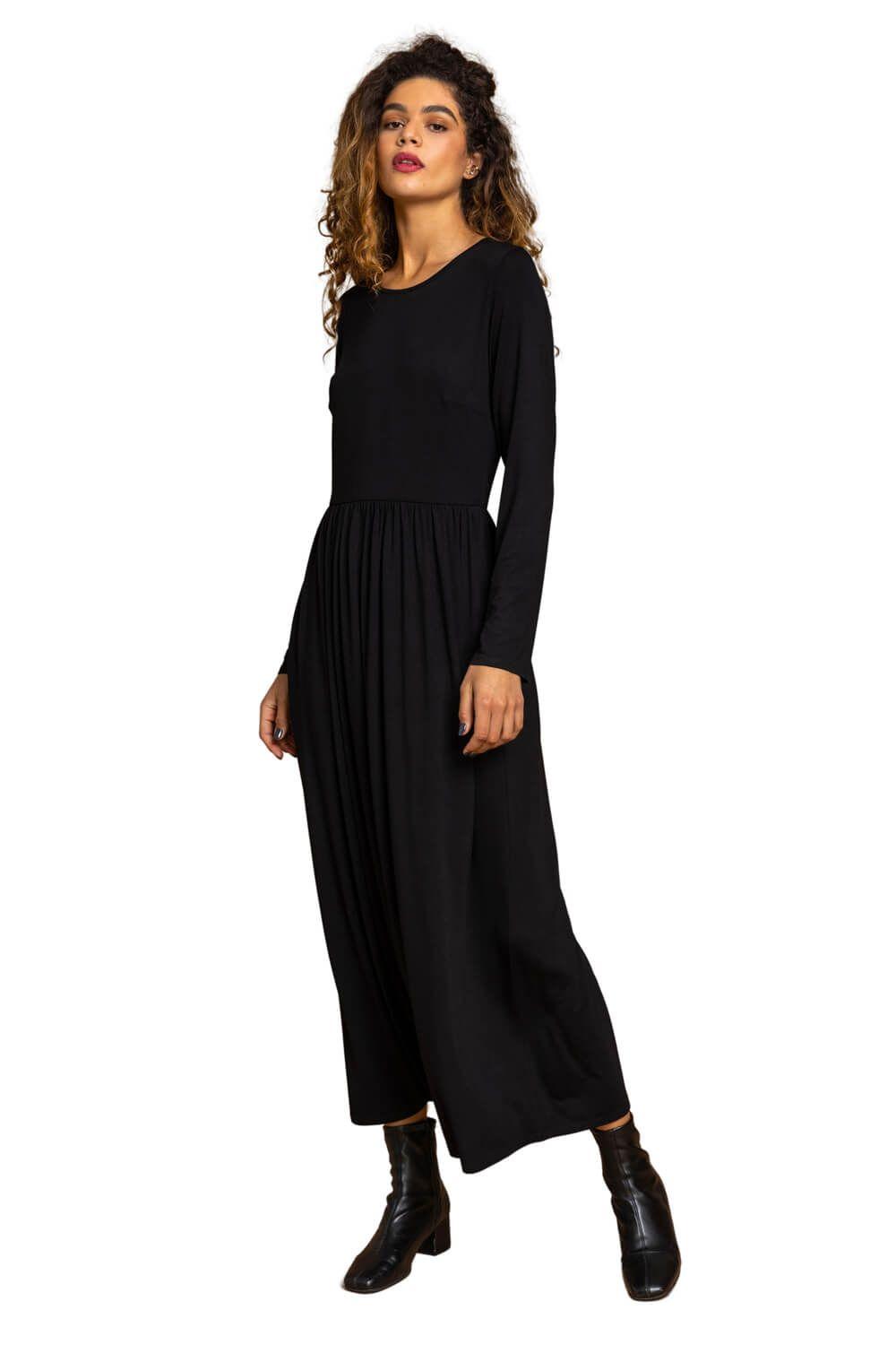 Long Sleeve Jersey Maxi Dress by ROMAN