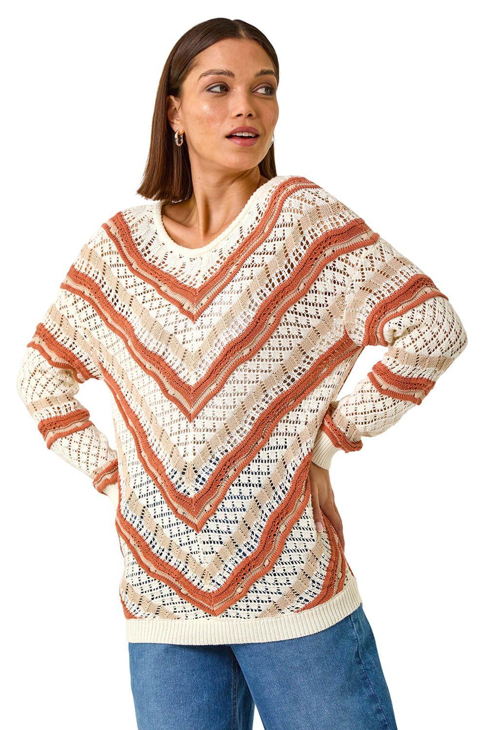 Openwork Chevy Knit Jumper by ROMAN
