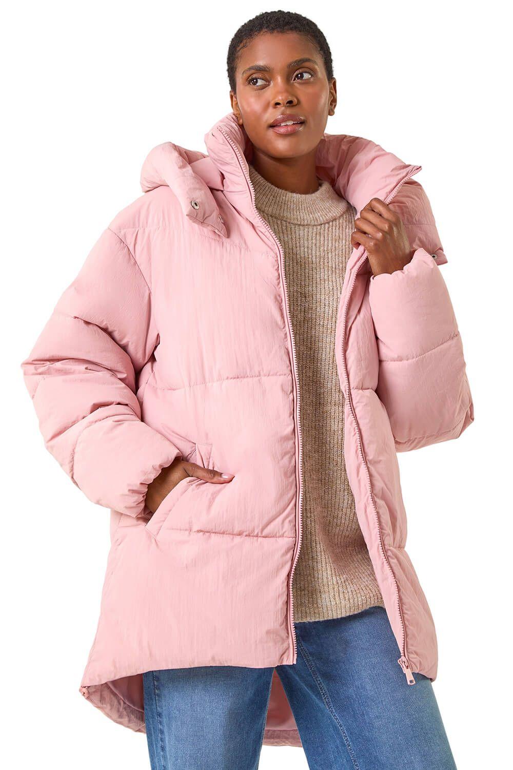Oversized Padded Hooded Coat by ROMAN