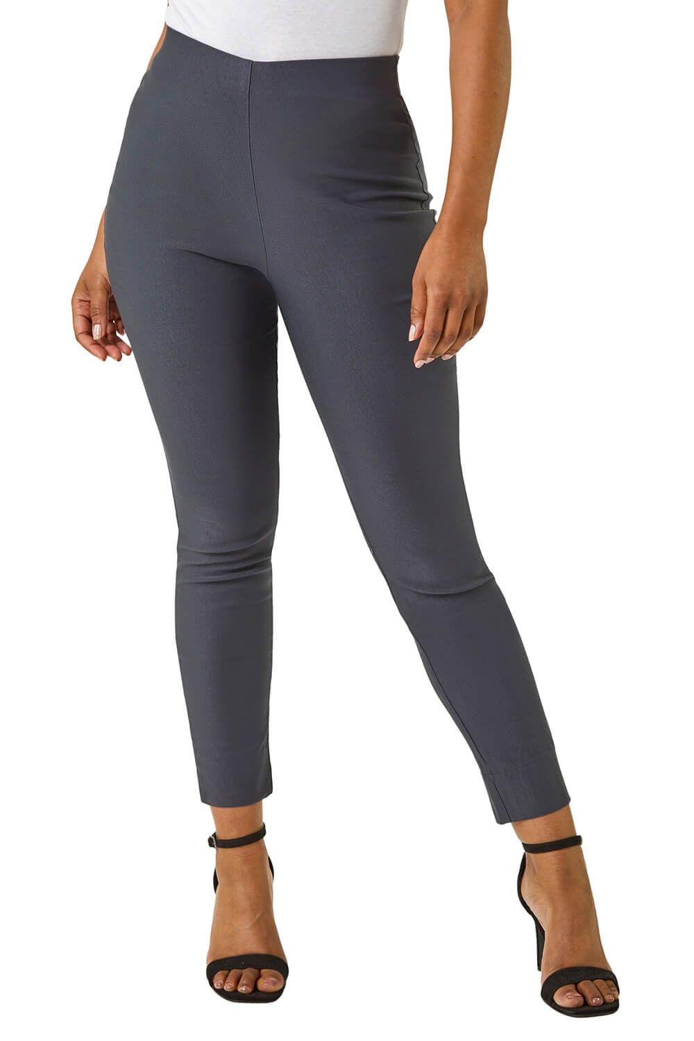 Petite Full Length Elastic Waist Trousers by ROMAN