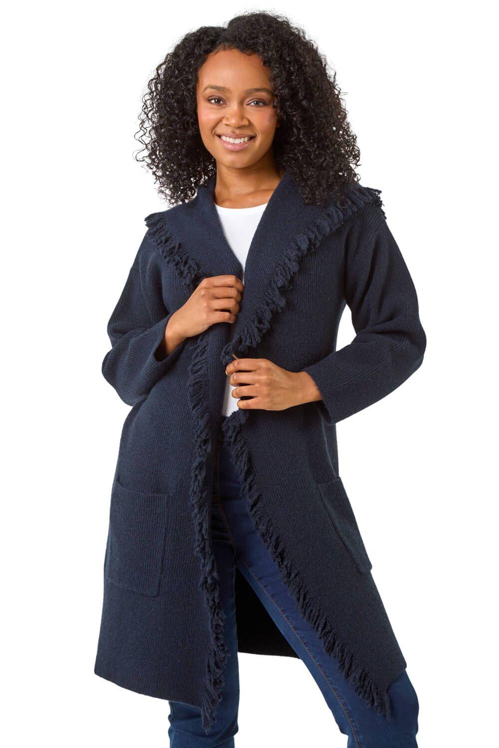Petite Tassel Pocket Detail Cardigan by ROMAN