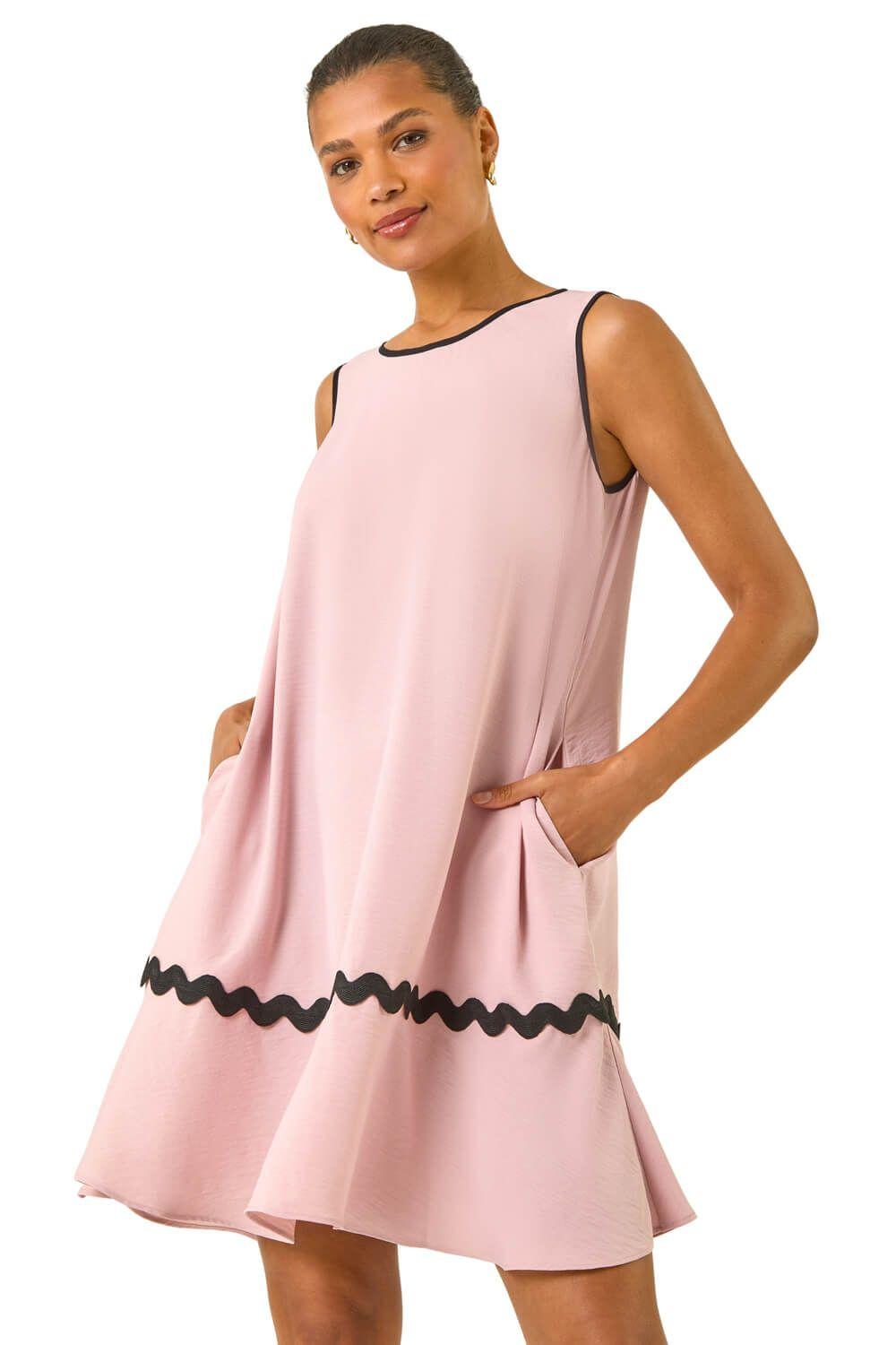 Ric Rac Trim Swing Dress by ROMAN
