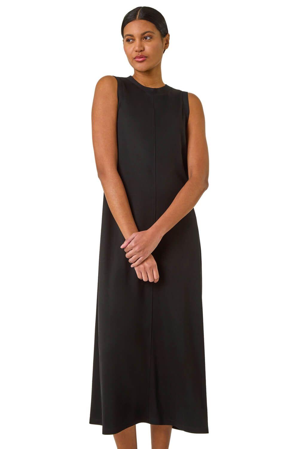 Sandwash Stretch Midi Dress by ROMAN