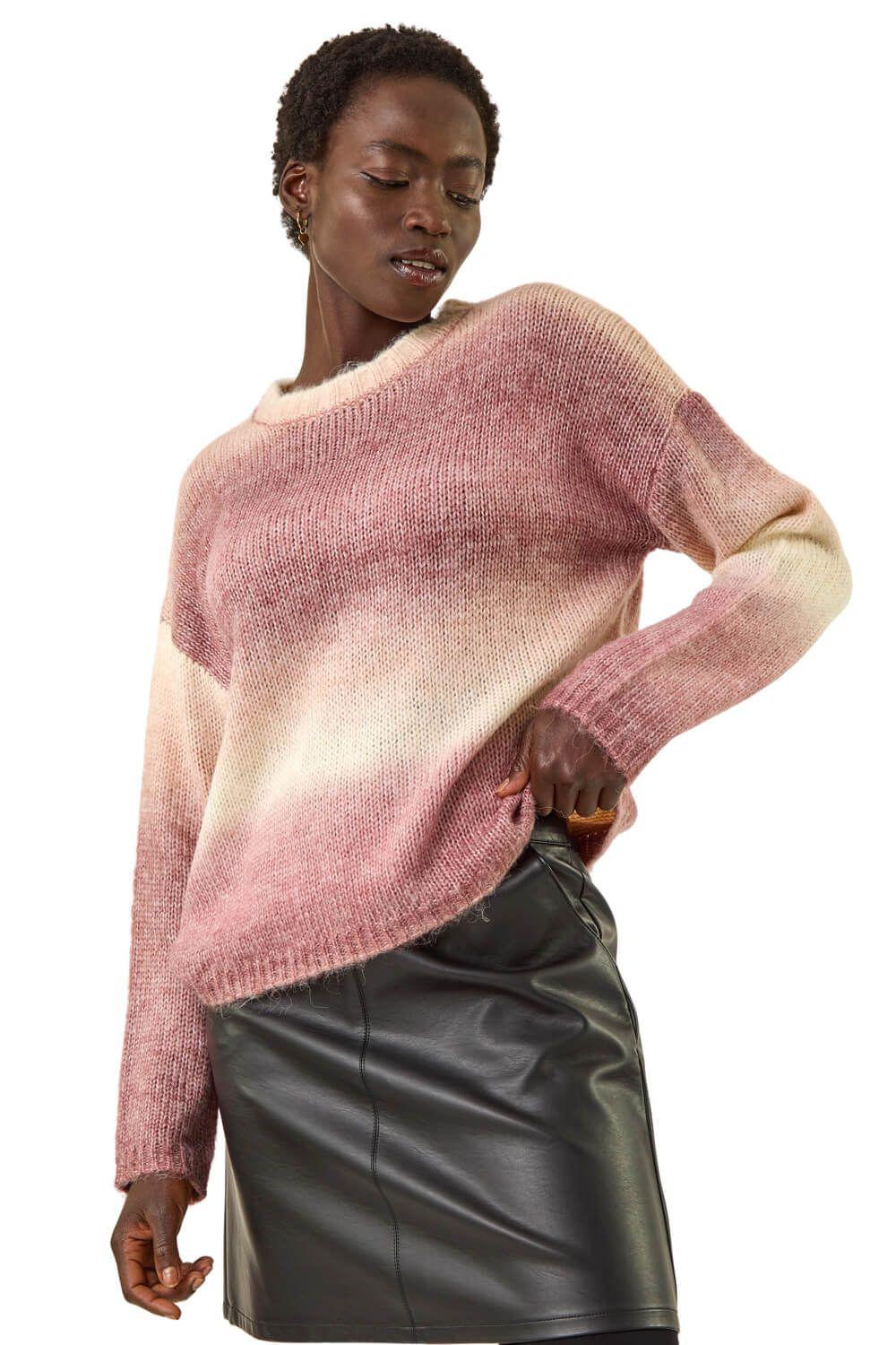 Space Dye Stripe Knit Jumper by ROMAN