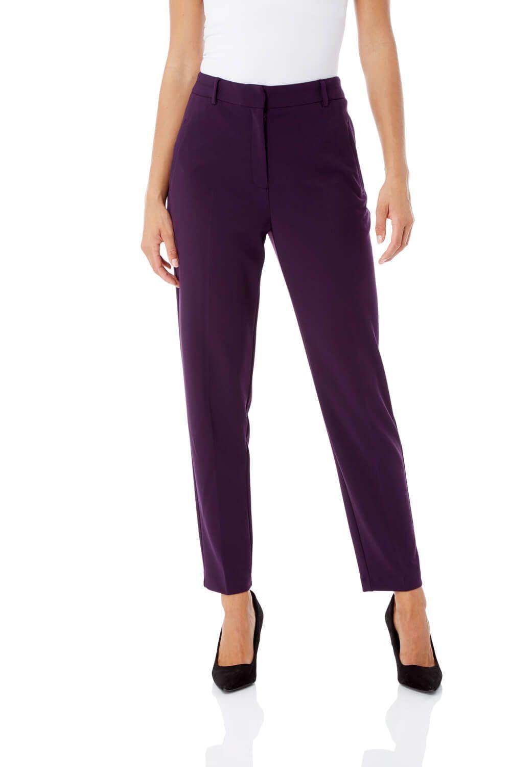 Straight Leg Stretch Trouser by ROMAN