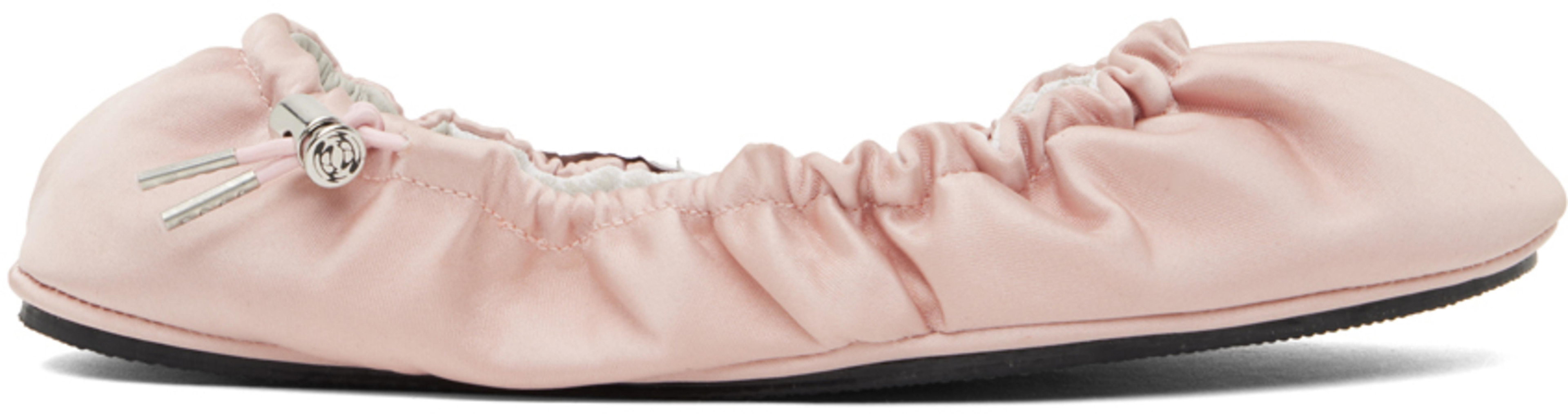 Pink Aura Ballerina Flats by ROMBAUT