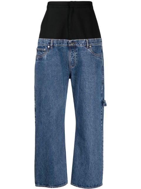 Hybrid Sag wide-leg jeans by ROMEO HUNTE