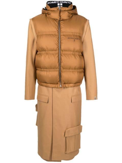 It's Just A Puffer padded coat by ROMEO HUNTE