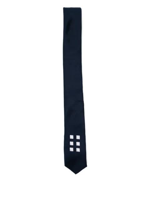blocks-embroidered tie by ROMEO HUNTE