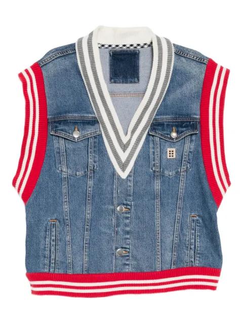 denim vest by ROMEO HUNTE