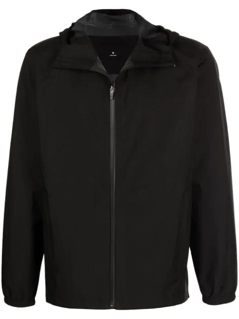 logo print zip-front jacket by ROMEO HUNTE