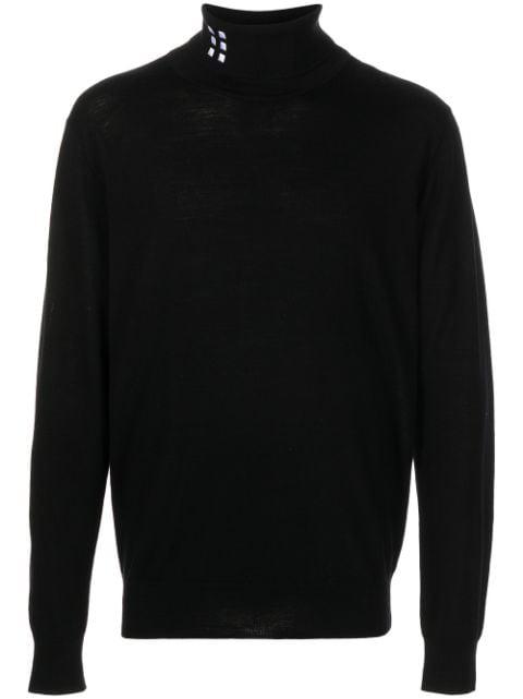 roll neck fitted jumper by ROMEO HUNTE