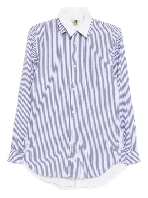 striped layered shirt by ROMEO HUNTE
