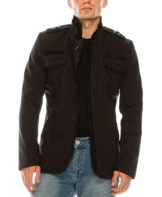 Men's Modern Epaulette Shoulder Sports Jacket by RON TOMSON