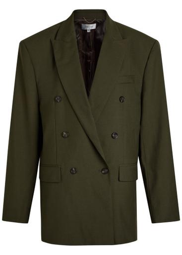 1988 double-breasted woven blazer by RONNY KOBO