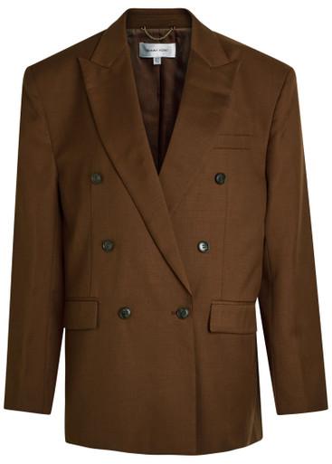1988 double-breasted woven blazer by RONNY KOBO