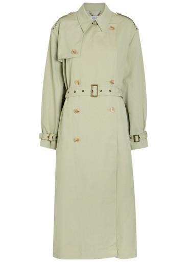 Cohen cotton-blend poplin trench coat by RONNY KOBO