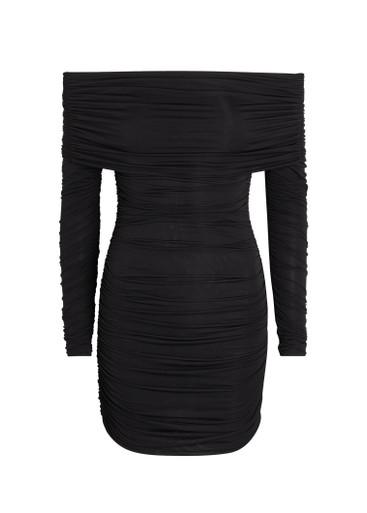 Kya off-the-shoulder stretch-mesh mini dress by RONNY KOBO