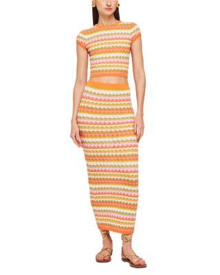 Quartz Knit Cropped Top by RONNY KOBO