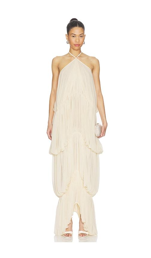 Ronny Kobo Bia Dress in Ivory by RONNY KOBO