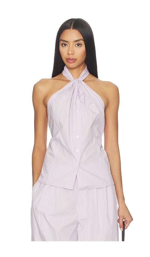 Ronny Kobo Micala Top in Lavender by RONNY KOBO