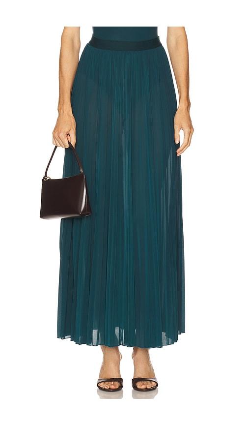 Ronny Kobo Mist Skirt in Teal by RONNY KOBO