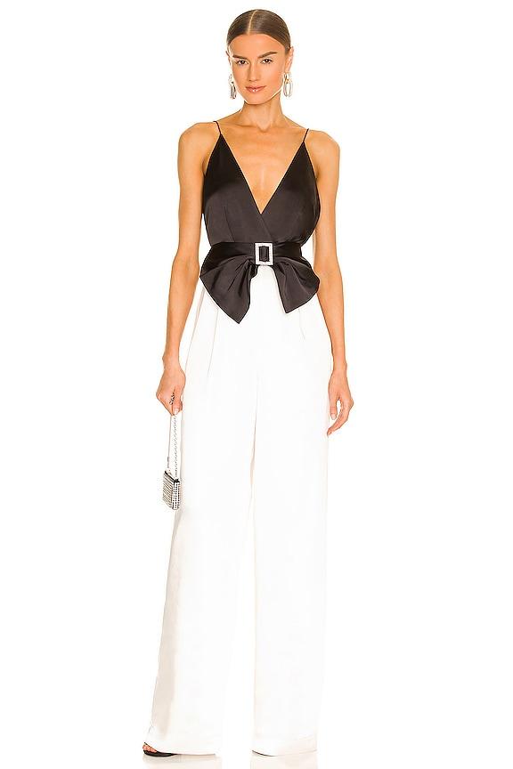 Ronny Kobo Nole Jumpsuit in White by RONNY KOBO